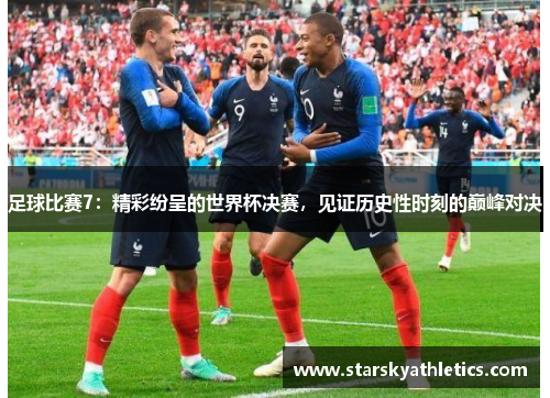 足球比赛7：精彩纷呈的世界杯决赛，见证历史性时刻的巅峰对决